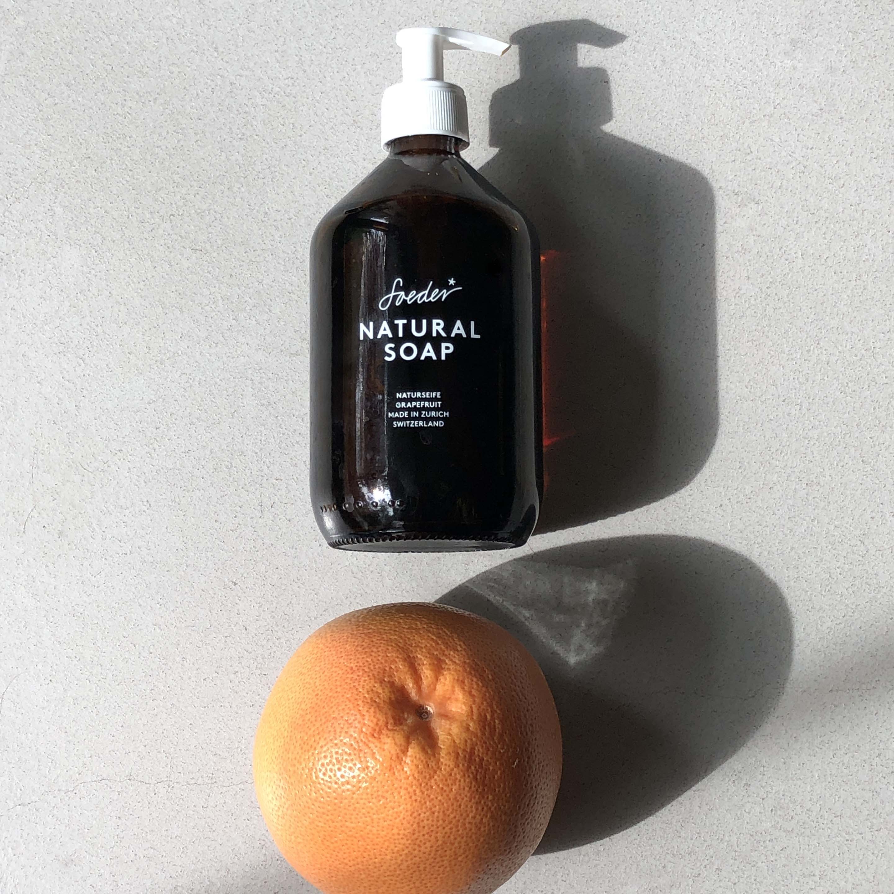 Natural Soap - Grapefruit 500 ml von soeder*