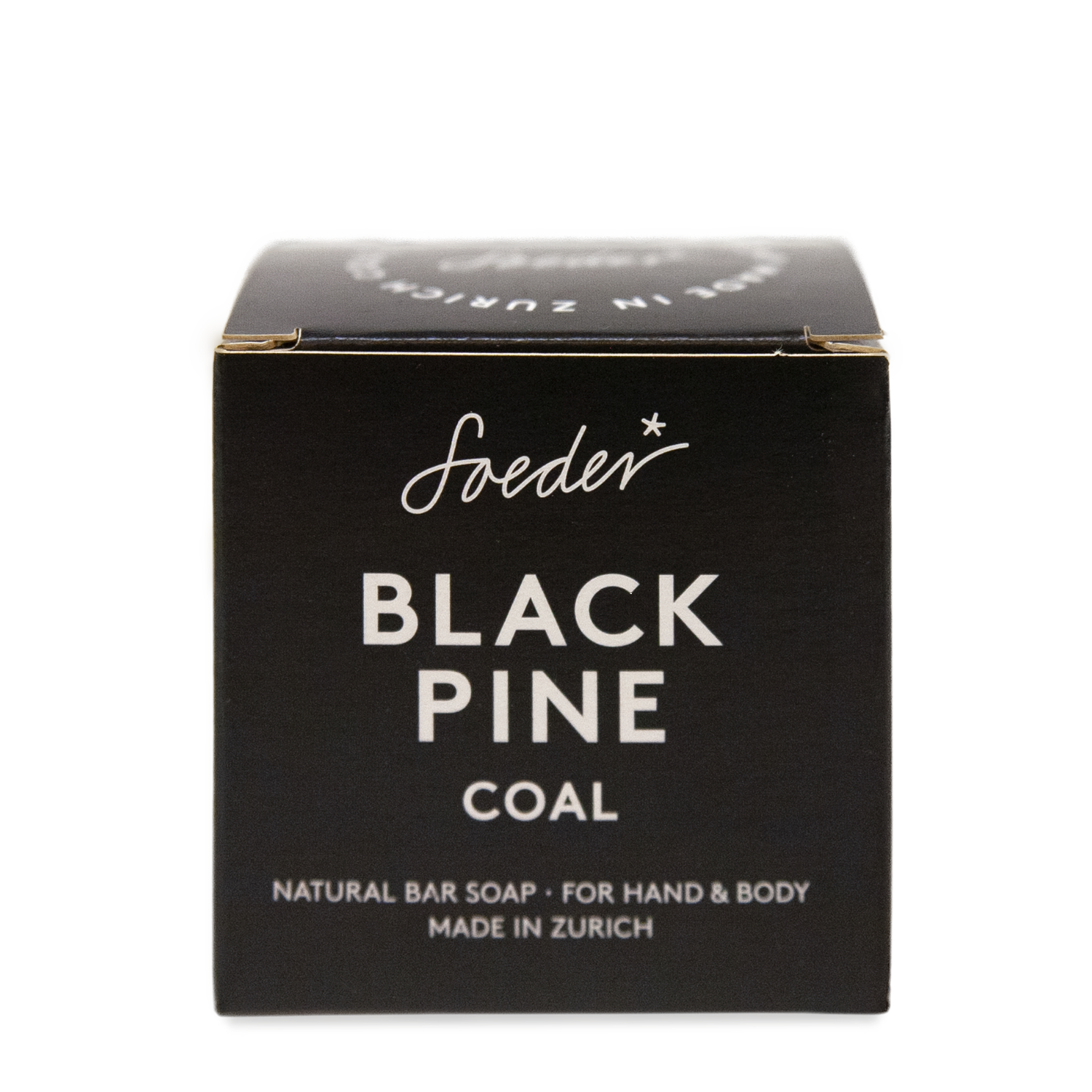 Black Pine Coal 25g - Bar Soap von Soeder* - Natur Blockseife 