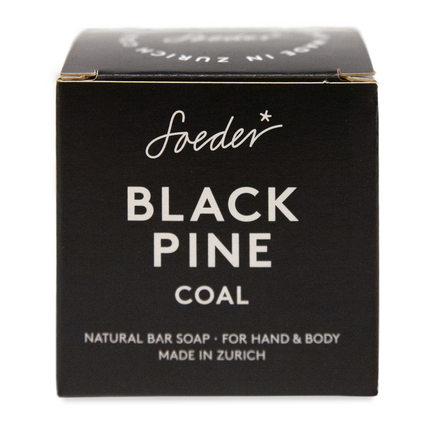 Black Pine Coal 110g - Bar Soap von Soeder* - Natur Blockseife  