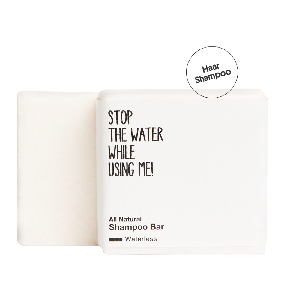 All Natural Shampoo Bar - Waterless Edition, 75 g "STOP THE WATER WHILE USING ME "