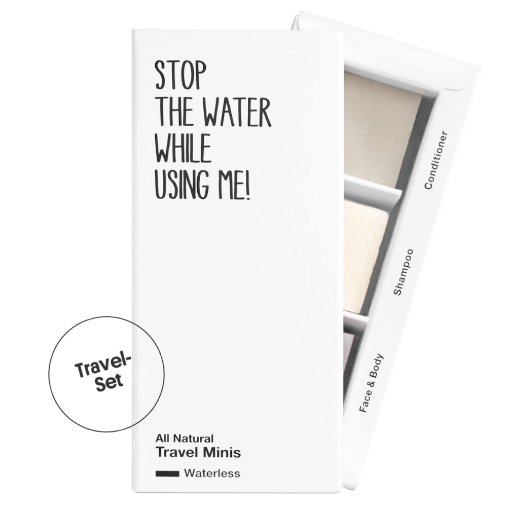 STOP THE WATER WHILE USING ME ! Waterless All Natural Travel Minis 