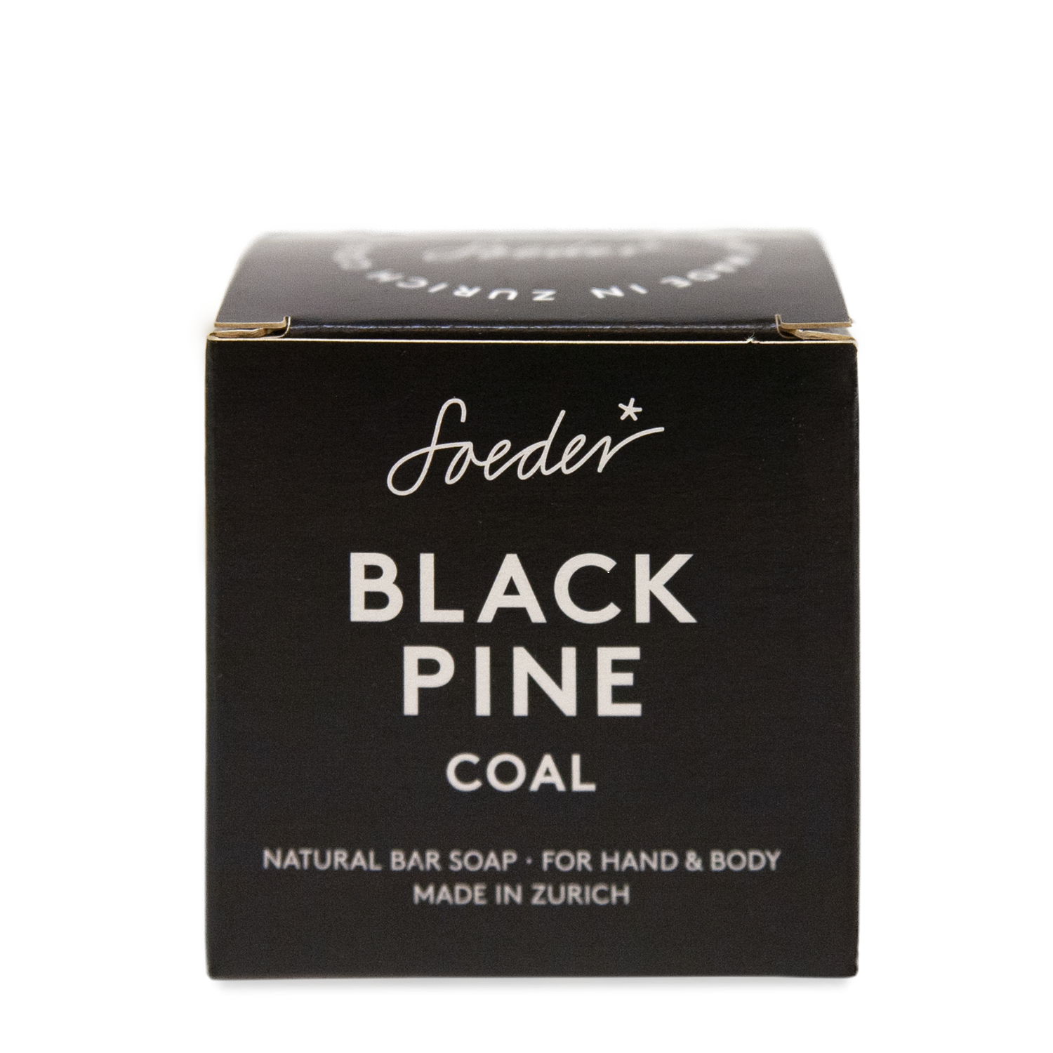 Black Pine Coal - Bar Soap von Soeder* - Natur Blockseife 